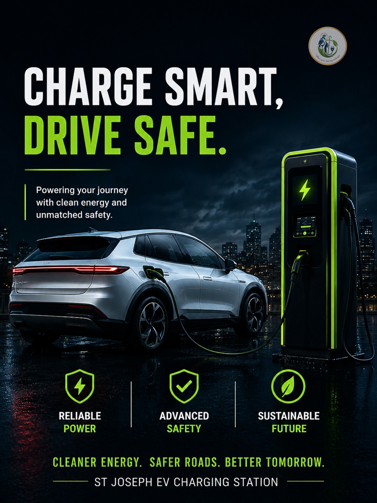 St. Joseph EV Charging Station Vadakkenchery Palakkad Fast Charger